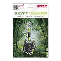Prívesok Step by Step HAPPY CHARMS, Black Cat