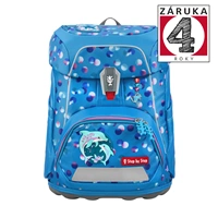 Školská aktovka Step by Step FIT, Dolphin Finja - 5-dielny set, AGR certifikát