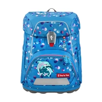 Školská aktovka Step by Step FIT, Dolphin Finja - 5-dielny set, AGR certifikát