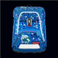 Školská aktovka Step by Step FIT, Dolphin Finja - 5-dielny set, AGR certifikát