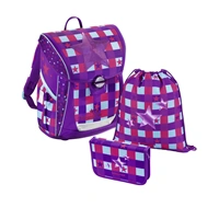 kolská aktovka - 3-dielny set, Baggymax Fabby Pink Star