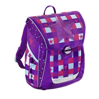 kolsk aktovka - 3-dielny set, Baggymax Fabby Pink Star