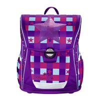 kolsk aktovka - 3-dielny set, Baggymax Fabby Pink Star