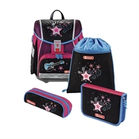 kolská aktovka TOUCH 2 pre prváikov - 4-dielny set, Step by Step Popstar, certifikát AGR