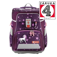 Školská aktovka SPACE pre prváčikov - 5-dielny set, Step by Step Unicorn Nuala, certifikát AGR