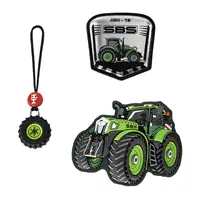 Doplnkový set obrázkov MAGIC MAGS Zelený traktor k aktovkám GRADE, SPACE, CLOUD, 2v1 a KID