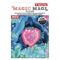 Blikajúci obrázok Magic Mags Flash Srdce k aktovkám Step by Step GRADE, SPACE, CLOUD, 2v1 a KID