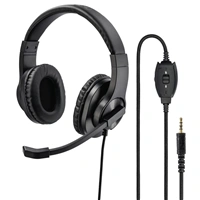 Hama PC headset HS-350, stereo, čierny