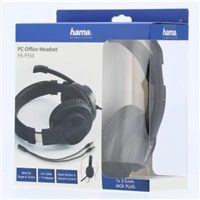 Hama PC headset HS-350, stereo, čierny