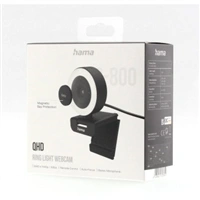 Hama QHD webkamera s kruhovým svetlom C-800 Pro, diaľkový ovládač