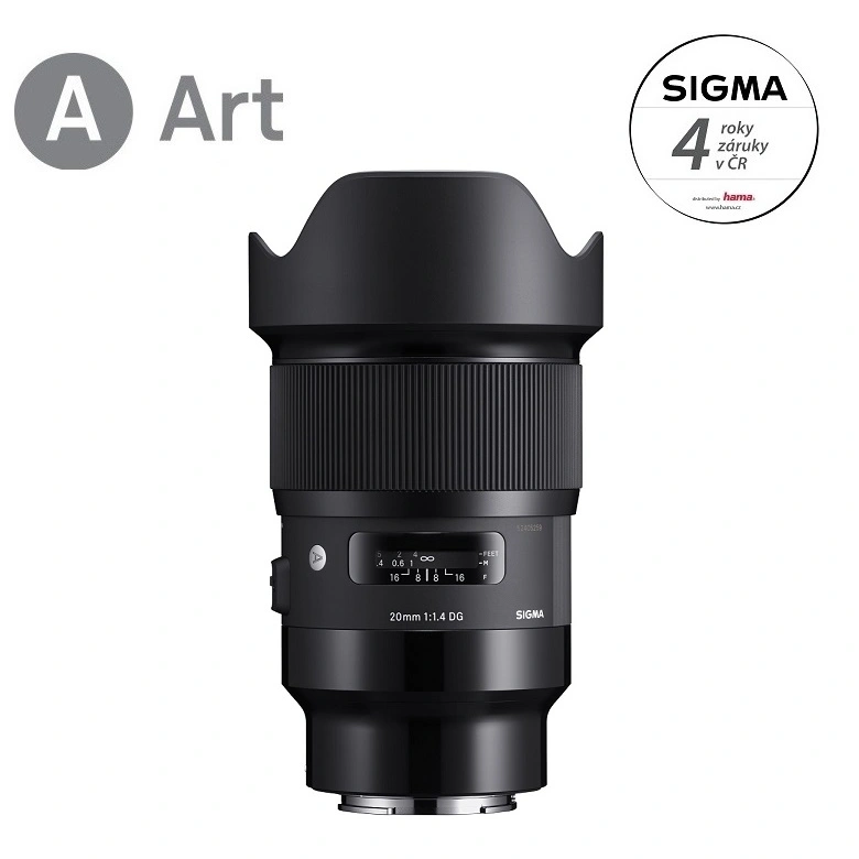 SIGMA 20mm F1.4 DG HSM Art pro Sony E (2. jakost)