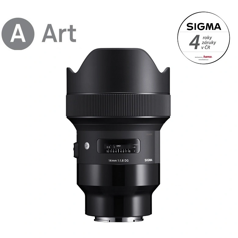 SIGMA 14 mm F1.8 DG HSM Art pre Sony E
