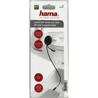 Hama AUX hands-free kábel jack s ovládačom a navíjaním, 1,1 m