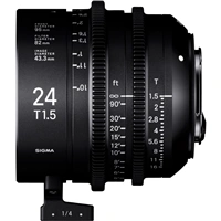 SIGMA CINE 24 mm T1.5 FF F/VE METRIC pre Sony E