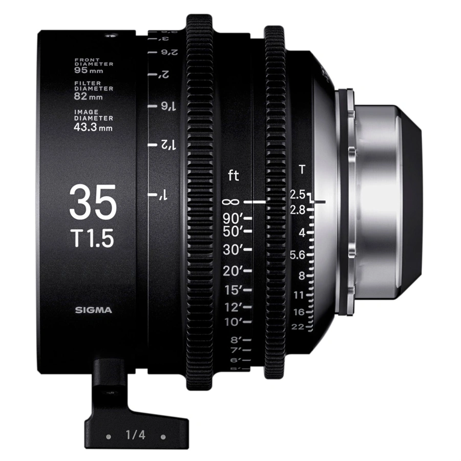 SIGMA CINE 35 mm T1.5 FF F/AP2 METRIC iTechnology pre Arri PL