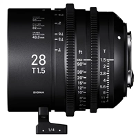 SIGMA CINE 28 mm T1.5 FF F/VE METRIC pre Sony E