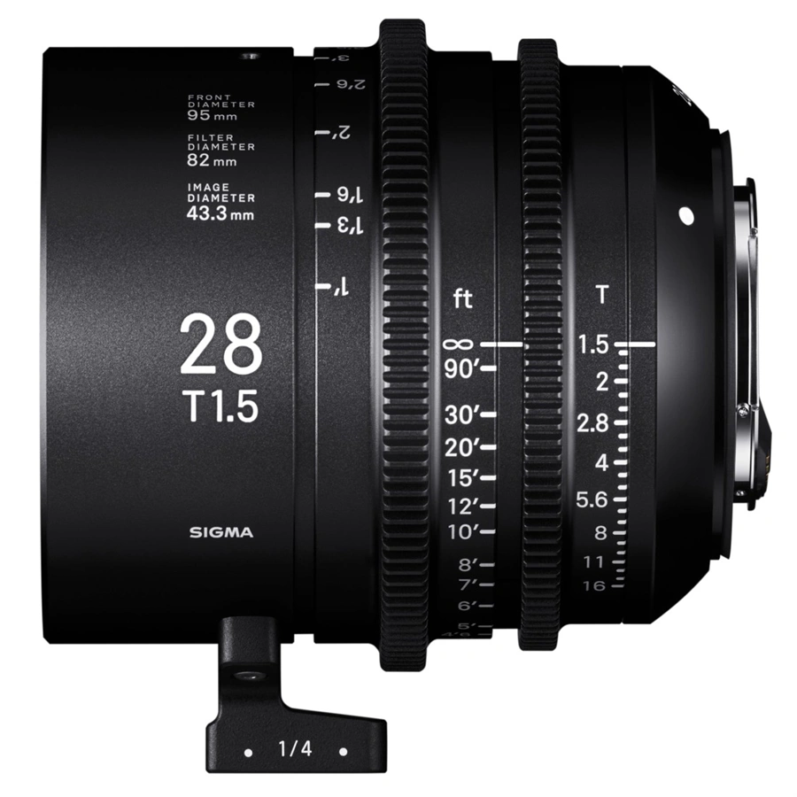 SIGMA CINE 28 mm T1.5 FF F/VE METRIC pre Sony E