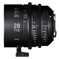 SIGMA CINE 28 mm T1.5 FF FL F/VE METRIC Fully Luminous pre Sony E