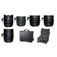 SIGMA CINE KIT 002 + kufor PMC-002 FL F/VE METRIC Fully Luminous pre Sony E