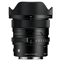 SIGMA 20 mm F2 DG Contemporary I series pre Sony E