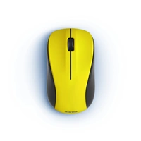Hama bezdrôtová optická myš MW-300 V2, tichá, žltá