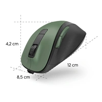 Hama bezdrôtová optická myš MW-500 Recharge, nabíjateľná, tichá, lesná zelená