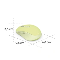 Hama bezdrôtová Multi Device myš WM-450, tichá, zelená