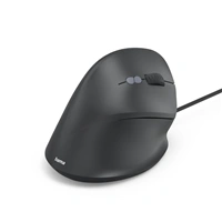Hama vertikálna ergonomická káblová myš ECM-500R, pre pravákov, čierna