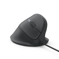 Hama vertikálna ergonomická káblová myš ECM-500R, pre pravákov, čierna