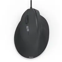 Hama vertikálna ergonomická káblová myš ECM-500L, pre ľavákov, čierna