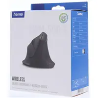 Hama vertikálna ergonomická bezdrôtová myš EWM-500R, pre pravákov, čierna