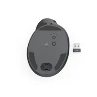 Hama vertikálna ergonomická bezdrôtová myš EWM-600R, pre pravákov, nabíjacia, čierna