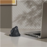 Hama vertikálna ergonomická bezdrôtová myš EWM-600R, pre pravákov, nabíjacia, čierna