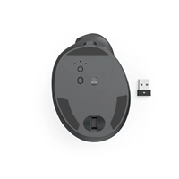 Hama vertikálna ergonomická bezdrôtová myš EWM-600L, pre ľavákov, nabíjacia, čierna