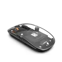 Hama bezdrôtová Mult Device myš WM-600, plochá, tichá, transparentná