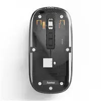 Hama bezdrôtová Mult Device myš WM-600, plochá, tichá, transparentná