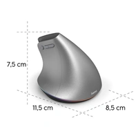 Hama vertikálna bezdrôtová Multi Device myš EWM-700R, nabíjacia, tichá, podsvietená