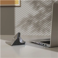 Hama vertikálna bezdrôtová Multi Device myš EWM-700R, nabíjacia, tichá, podsvietená