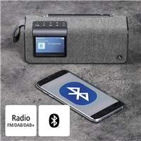 Hama digitálne rádio DR200BT FM/DAB/DAB+/Bluetooth/akumulátor