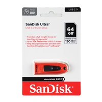 SanDisk Ultra USB 3.0 64 GB červená