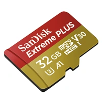 SanDisk Extreme Plus micro SDHC 32 GB 100 MB/s A1 Class 10 UHS-I V30, adapter 