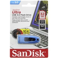 SanDisk Ultra USB 3.0 32 GB, modrá