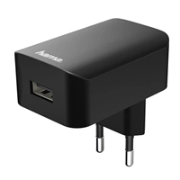 Hama sieová USB nabíjaka, 5 V/1 A, ierna (rozbalený)