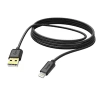 Hama MFI USB nabíjací/dátový kábel pre Apple s Lightning konektorom, 3 m, ierny