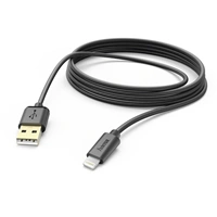 Hama MFI USB nabíjací/dátový kábel pre Apple s Lightning konektorom, 3 m, čierny