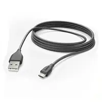 Hama micro USB kábel, 3 m, čierny