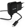 Hama sieťová nabíjačka s káblom, Apple Lightning, MFI, 1 A, čierna