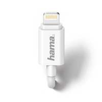 Hama nabjaka do vozidla s kblom, Apple Lightning, MFI, 1 A, biela