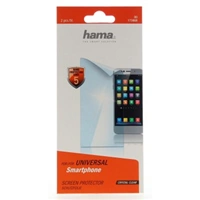 Hama Crystal Clear Universal Screen Protector, 2 pieces