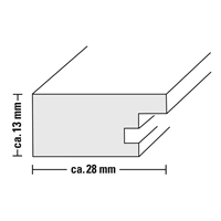 Hama rámček drevený SKARA, bridlica, 20x30 cm